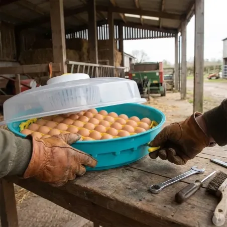 Couveuse semi-auto 51 œufs Puisor IO-203 - Éclosion facile