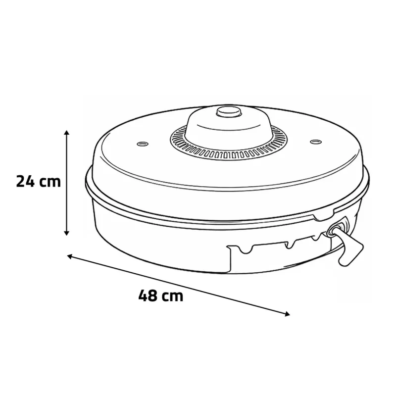 Couveuse manuelle 70 œufs Puisor IO-202 - Thermostat digital