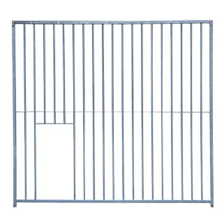 Panneaux de chenil à barreaux acier inoxydable 1,5 m ou 2m Hauteur 184 cm