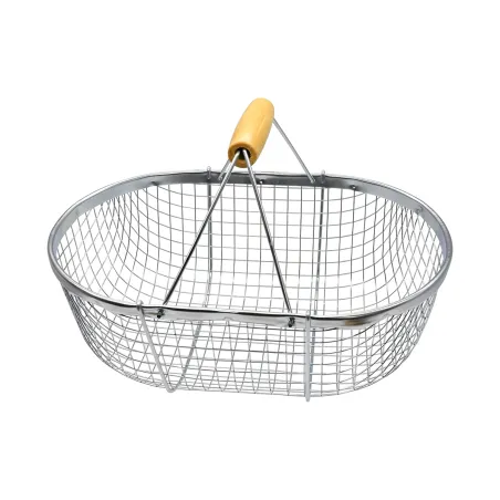 Panier récolte 15L - poignée bois - potager & verger