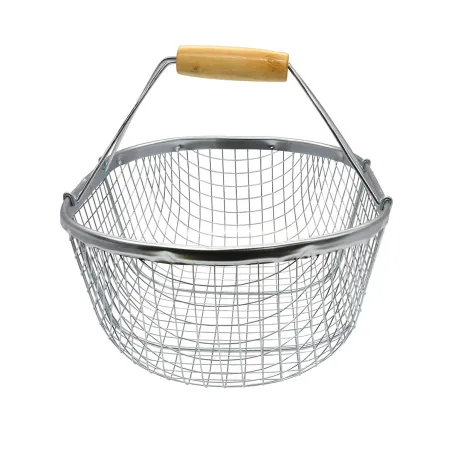 Panier récolte 15L - poignée bois - potager & verger