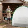 Serre tunnel demi-lune 200x80x170cm - PE 130g/m²