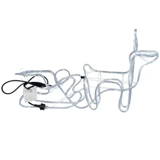 Guirlande LED renne 324 ampoules blanc chaud 9m IP44