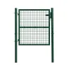 Portillon grillagé 1x1m vert maille 50mm serrure