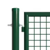 Portillon grillagé 1x1m vert maille 50mm serrure