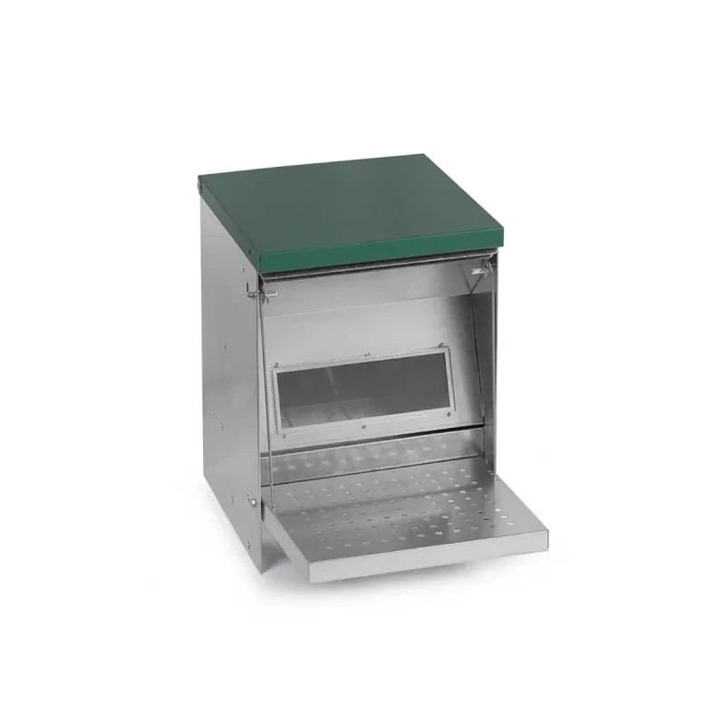 Mangeoire anti-nuisibles Rooster 5kg - Acier galvanisé
