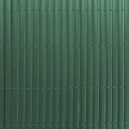 Canisse PVC occultante 1x3m vert - Fixations incluses