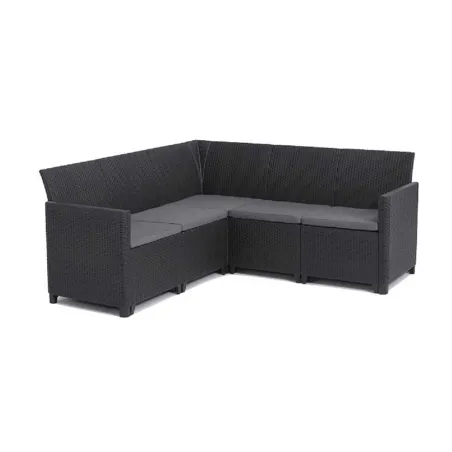 Salon extérieur Claire 5p Keter® - Canapé + table rangement