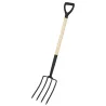 Fourche à bêcher Progarden® - Manche bois 115 cm