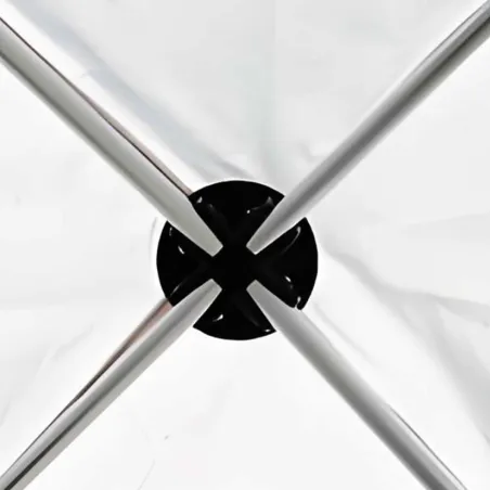 Tonnelle aluminium 3x3 m verte pliable avec parois