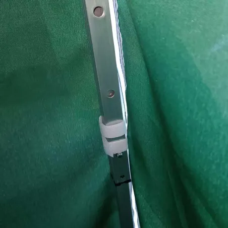 Tonnelle aluminium 3x3 m verte pliable avec parois