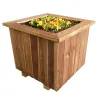 Jardinière carrée bois autoclave 40x40 cm - Extérieur