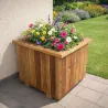 Jardinière carrée bois autoclave 40x40 cm - Extérieur