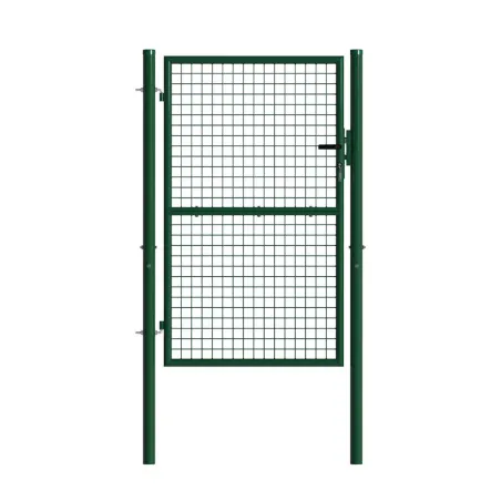 Portillon grillagé vert 1x1,5m maille 50mm sécurisé