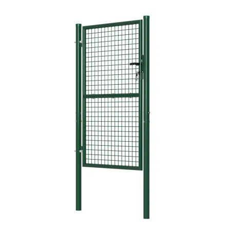 Portillon grillagé vert 1x1,5m maille 50mm sécurisé