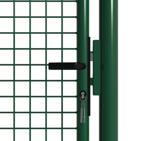 Portillon grillagé vert 1x1,5m maille 50mm sécurisé