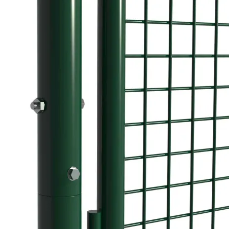 Portillon grillagé vert 1x1,5m maille 50mm sécurisé