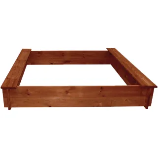 Bac à sable en bois 120x120 cm - Jeu extérieur enfants