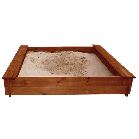 Bac à sable en bois 120x120 cm - Jeu extérieur enfants