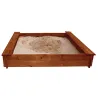 Bac à sable en bois 120x120 cm - Jeu extérieur enfants