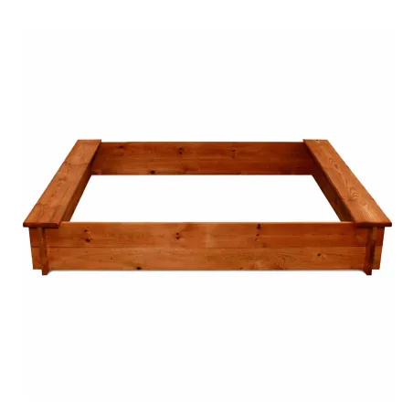 Bac à sable en bois 120x120 cm - Jeu extérieur enfants