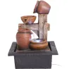 Fontaine LED décorative amphores - 22x19x29 cm extérieur