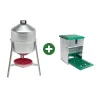 Kit abreuvoir 30L + mangeoire anti-nuisibles 5kg Feedomatic