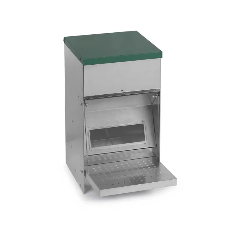 Mangeoire anti-nuisibles Rooster 10kg - Acier galvanisé