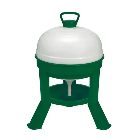 Kit abreuvoir 20L + mangeoire 15kg sur pieds