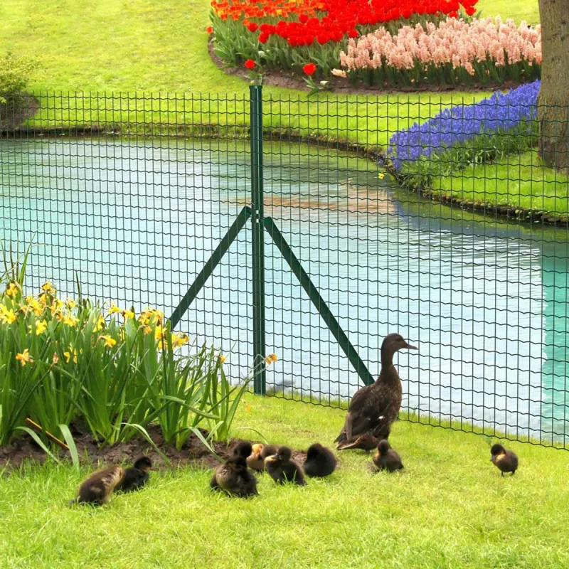 Grillage PVC vert 1,20m x 20m - Maille 5x5cm Ø3mm