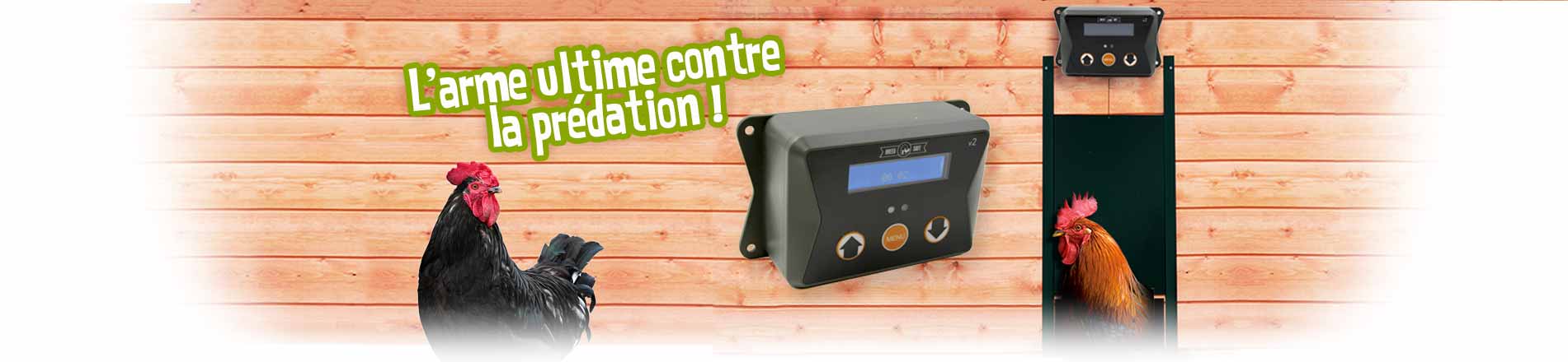 Porte automatique poulailler Breedsafe V2