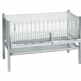 Cage d'engraissement pour poulets acier galvanis