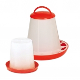 Kit mangeoire anti gaspillage + abreuvoir