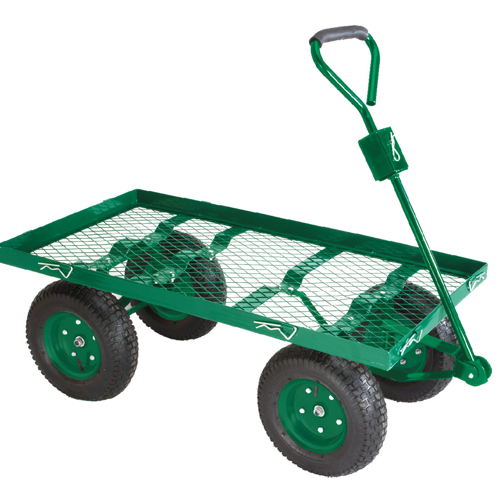 Chariot de jardin XXL, remorque à main, avec bâche, cotés amovibles, Max  600Kg BC-ELEC.com