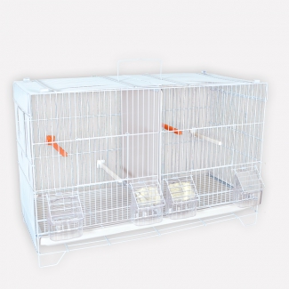 Lot de 3 cages d'élevage oiseaux