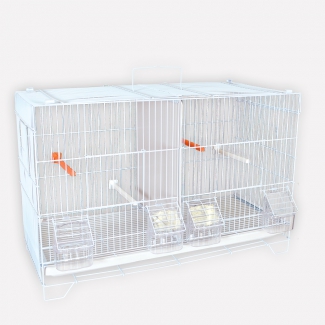 Lot de 3 cages d'levage oiseaux