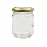 Lot de 20 pots à miel en verre + couvercle