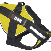 Harnais neocity I-DOG jaune/gris