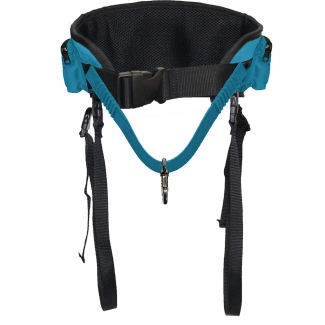 Ceinture canicross bleu/gris