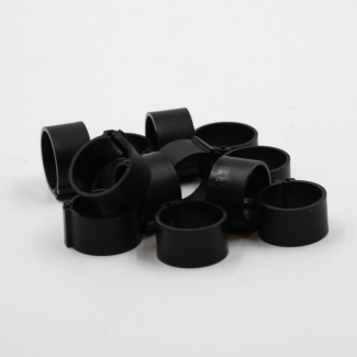 Bagues  clip 18mm (50) noir