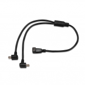 Cable adaptateur double pour chargeur allume-cigare pour colliers Garmin® Delta, TT15 et T5