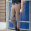 Pantalon quitation homme  pinces taupe