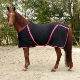 Couverture transport anti-transpiration bleu-noir/lilas