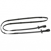 Rênes anti-dérapants noires, cheval