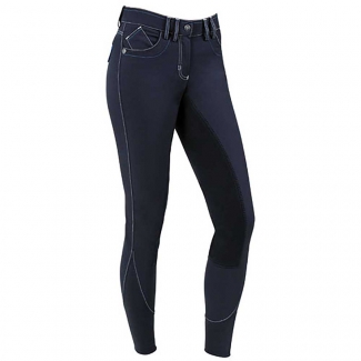 Pantalon Techno femme, marine, T. 36