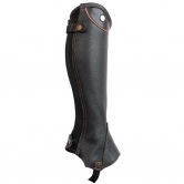 Mini Chaps Schubert Noir Liseret Marron