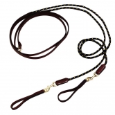 Rênes allemandes cuir/corde C.S.O.