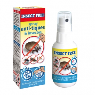 Spray anti tiques et insectes