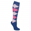 Chaussettes d'quitation bleu/rose 34/36