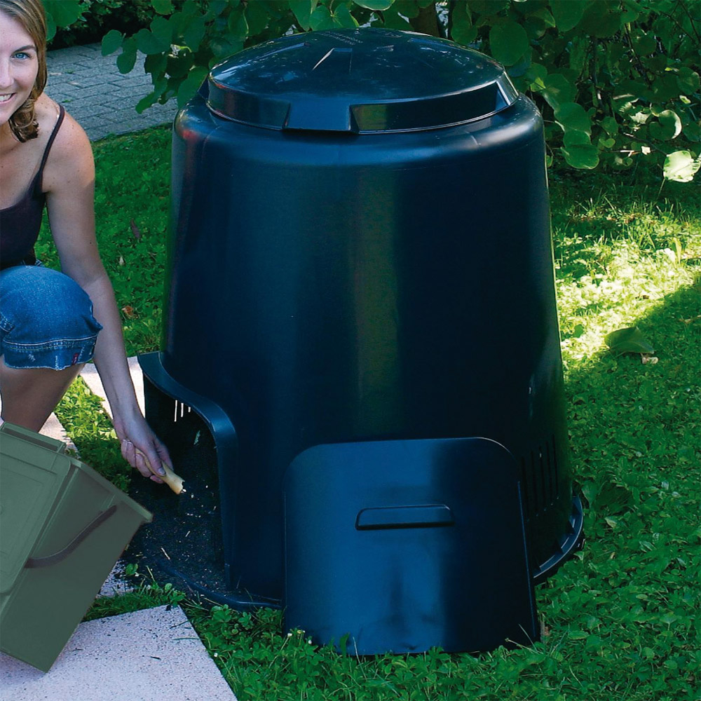 Clôture à Compost pour déchets de Jardin, bac à Compost de Ferme, gobelet à  Compost extérieur, composteur de Jardin Robuste, avec Trous de Ventilation  et Portes, 190 gallons (720L) (143 gallons (540 